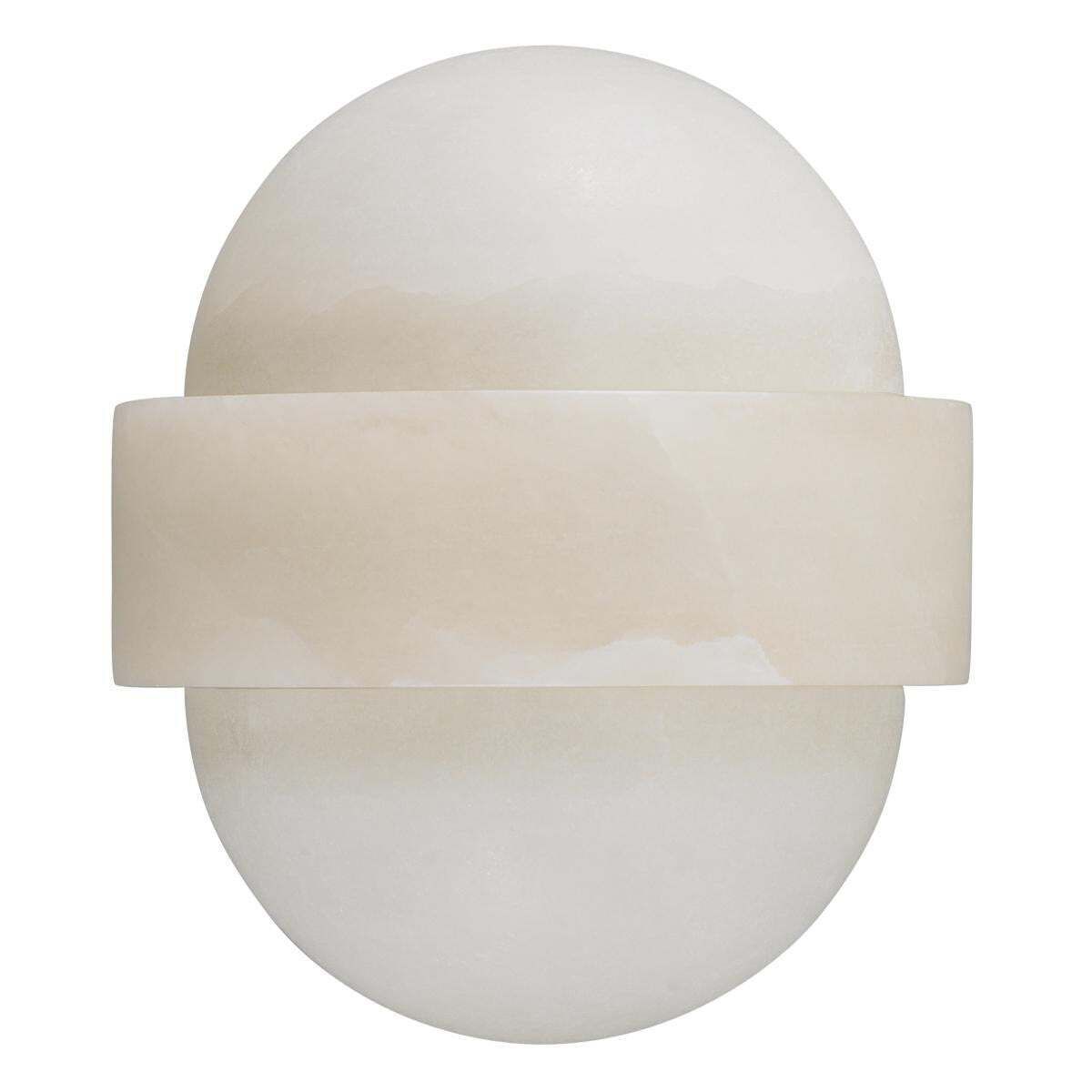 Set Of Two Brass And Natural Alabaster Wall Lamps photo furniture
