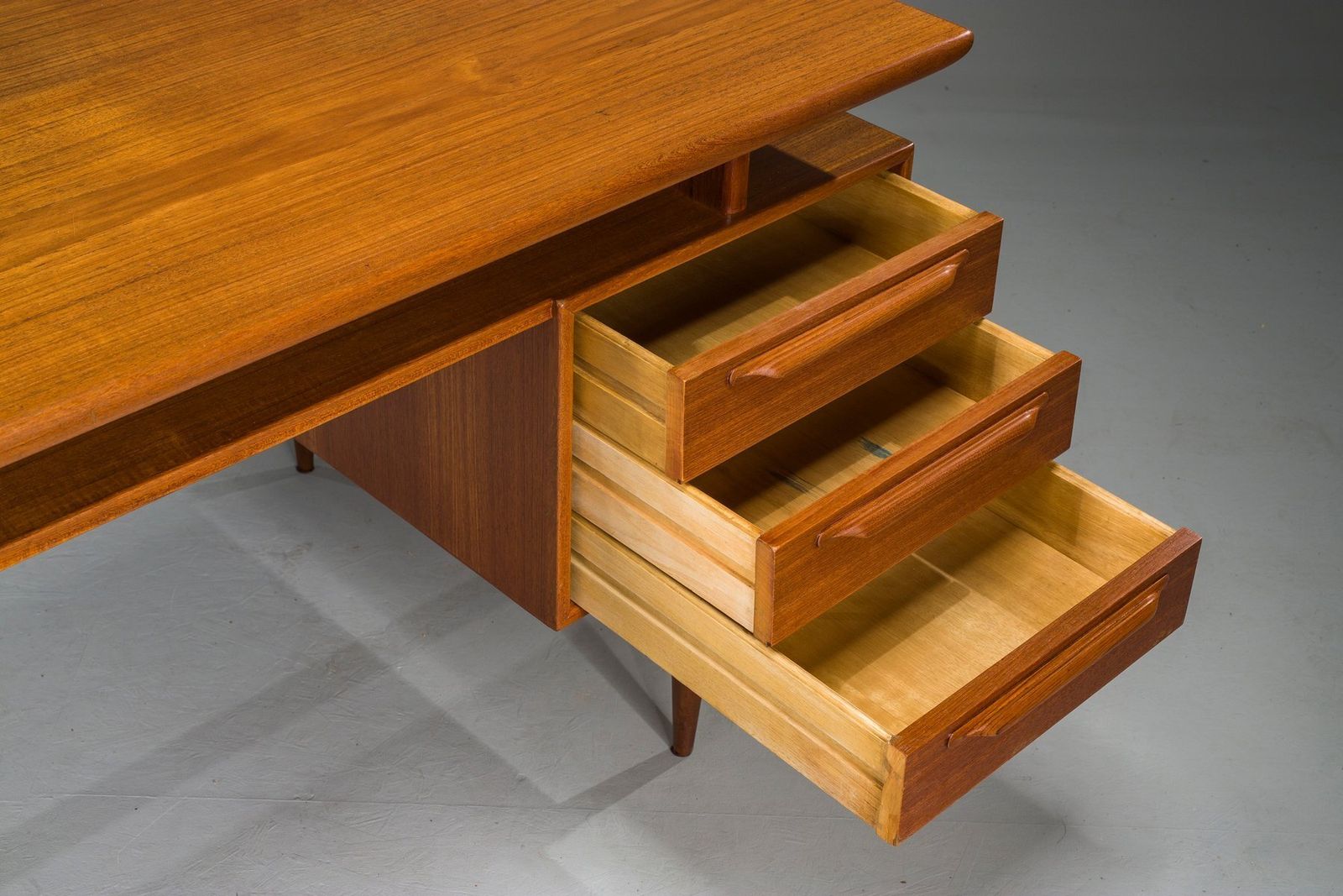 Furniture Model Rt200 Desk In Teak By Heinrich Riestenpatt, Germany, 1960s photo