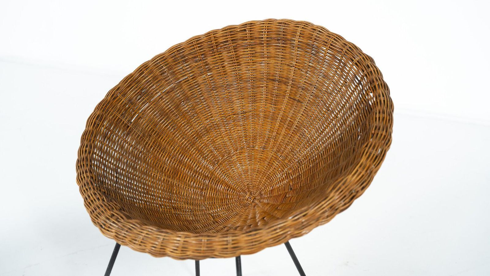 photo for sale Mid Century Rattan Armchair   3 Available