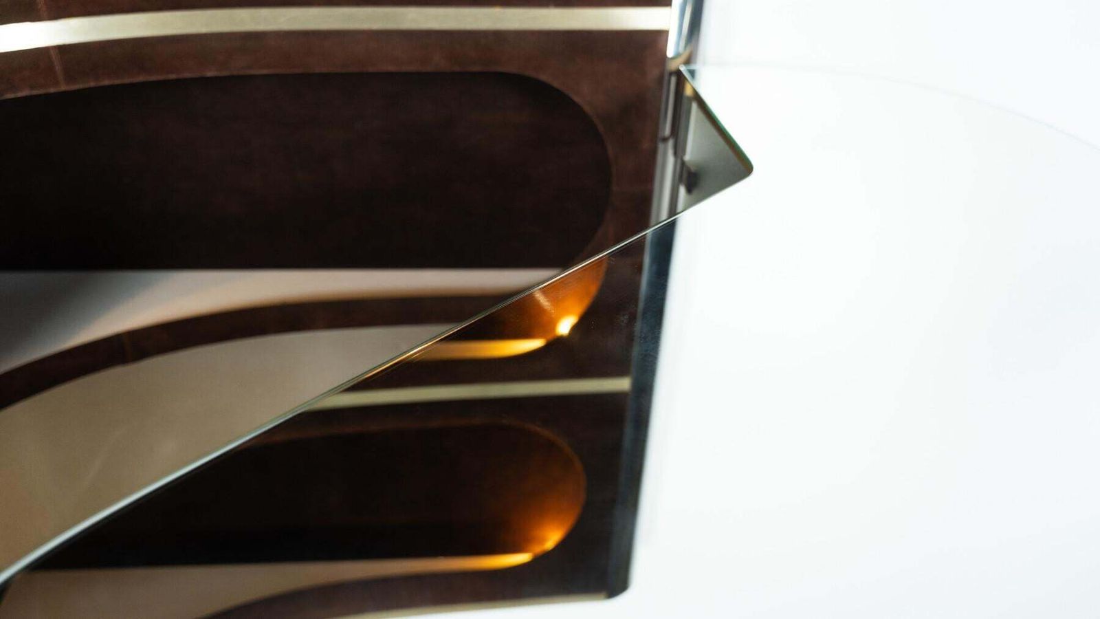 Mid Century Modern Suede Bar By Willy Rizzo, Italy, 1970s photo buy