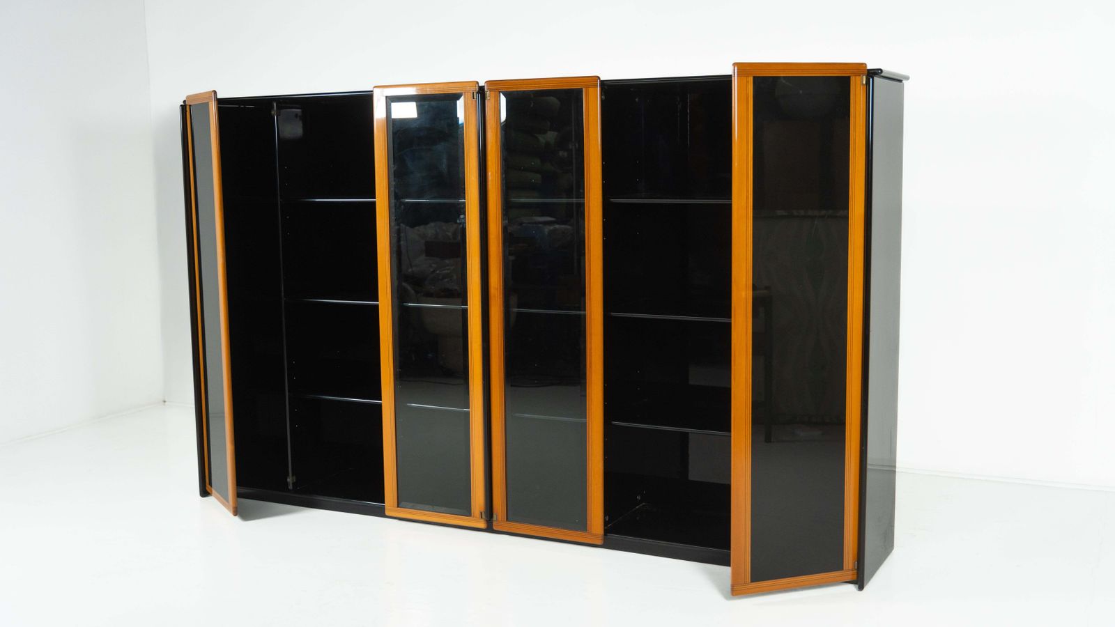 Mid Century Modern Artona Bookcase/Vitrine By Afra And Tobia Scarpa, Maxalto photo for sale