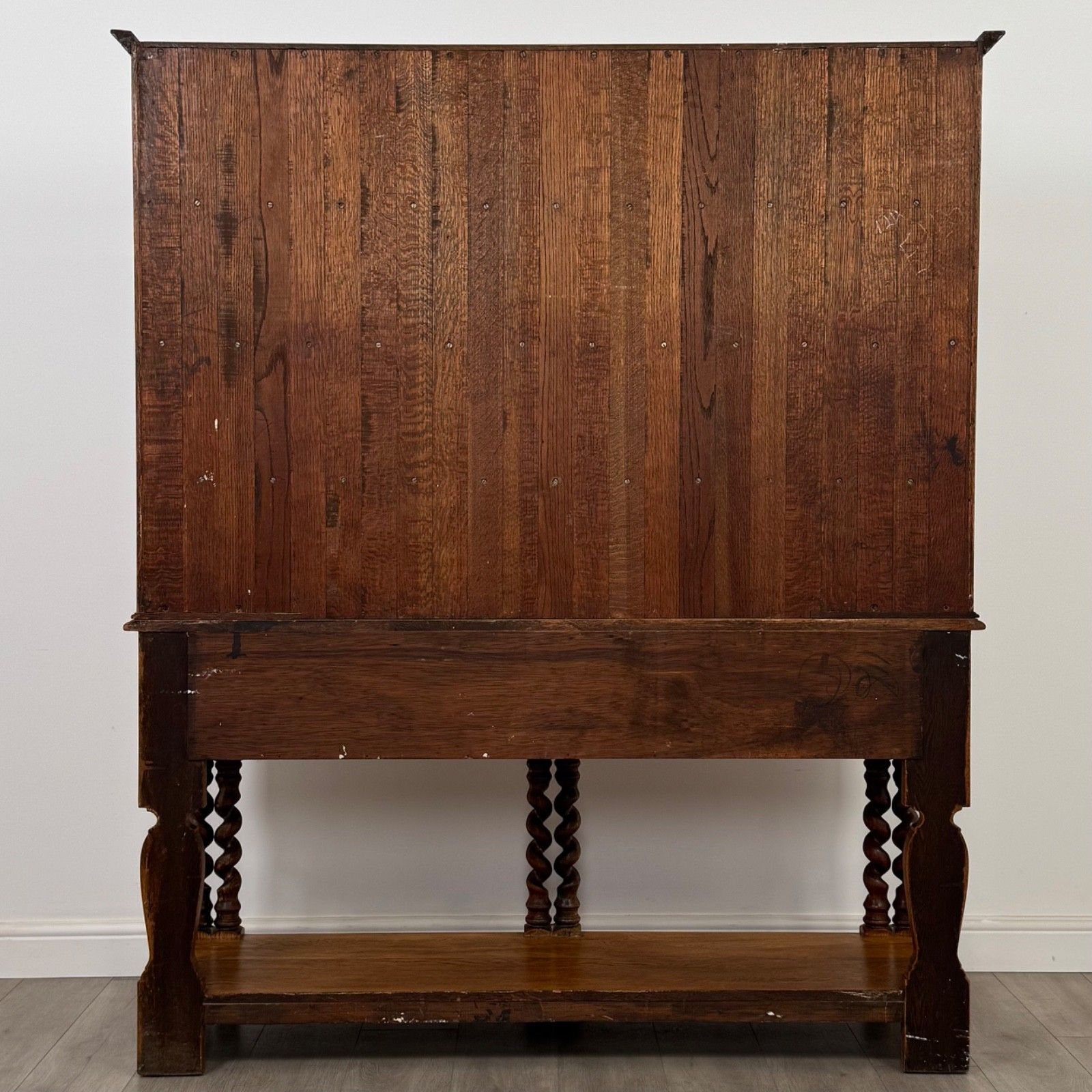 Antique 20th Century Barley Twist Dresser In Golden Oak ( Af 5329 ) photo vinterior