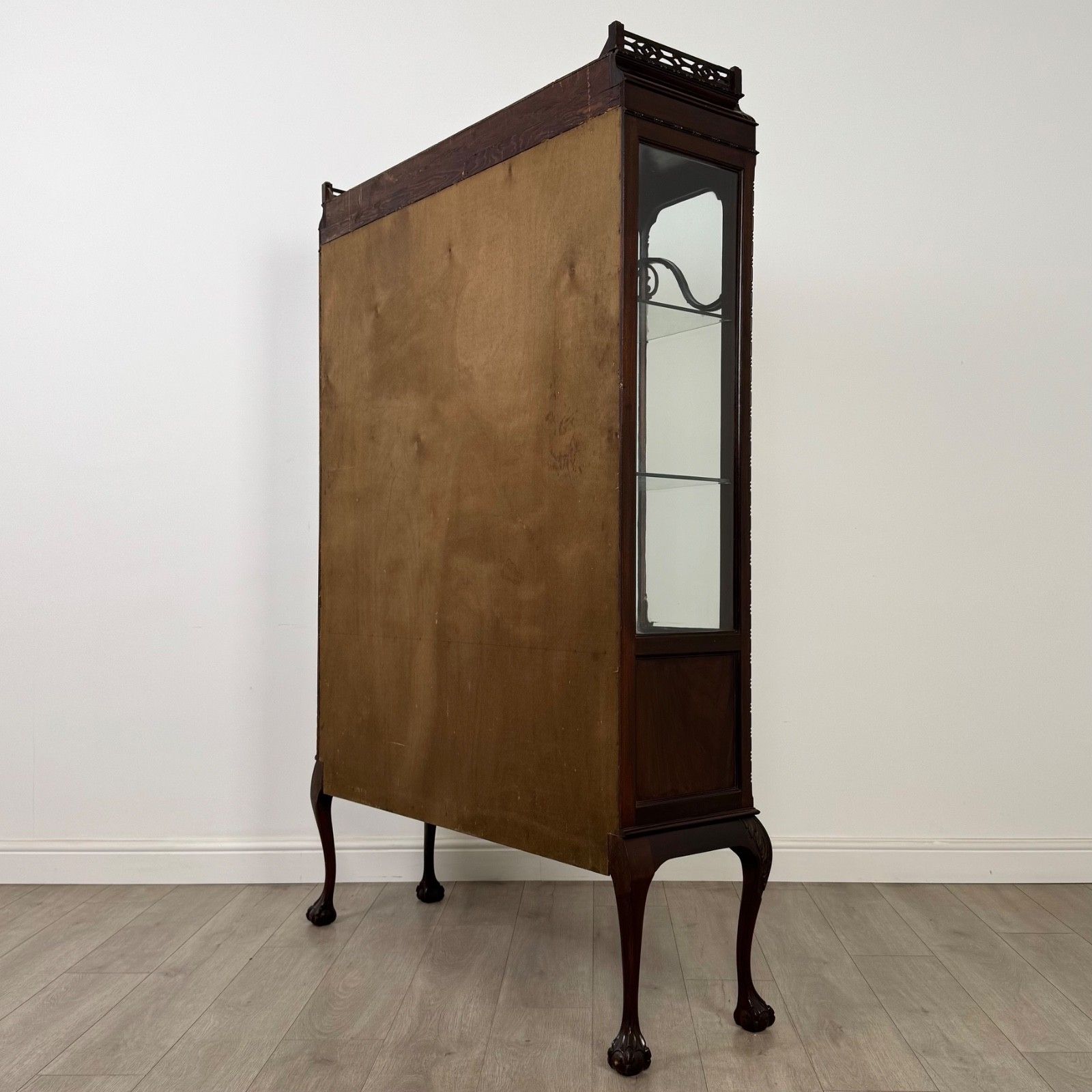 Antique 20th Century Mahogany Display Cabinet By Morgan & Co ( Af 5339 ) photo buy