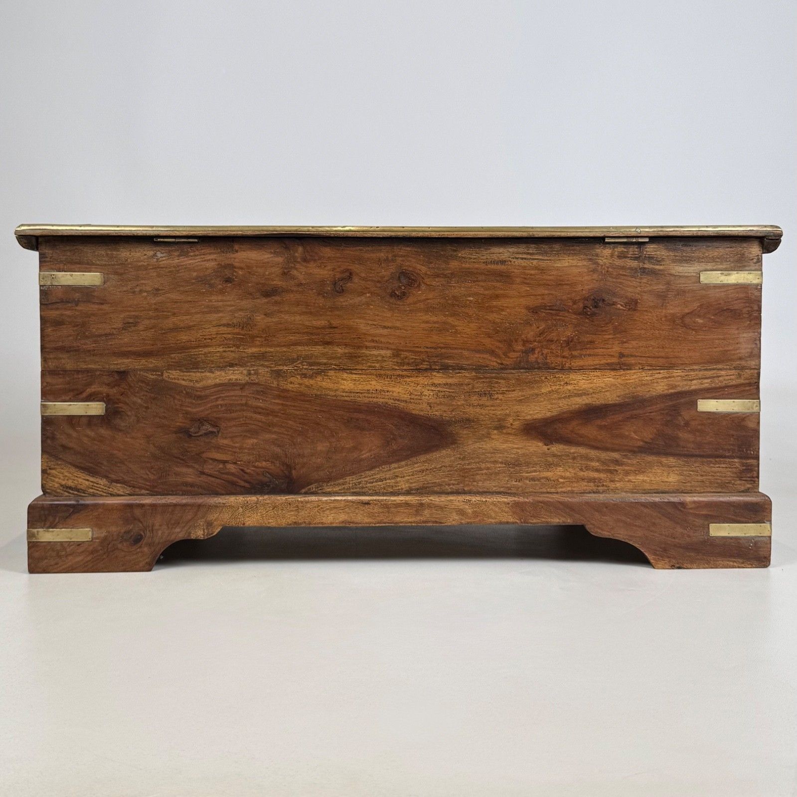 Antique 20th Century Brass Inlaid Fitted Storage Chest ( Af 5353 ) photo 495.0