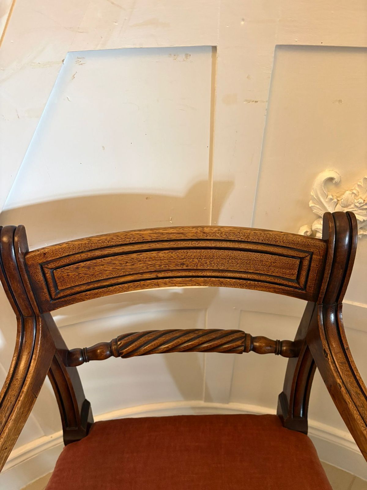 Antique R19th Century Mahogany Open Armchair photo furniture