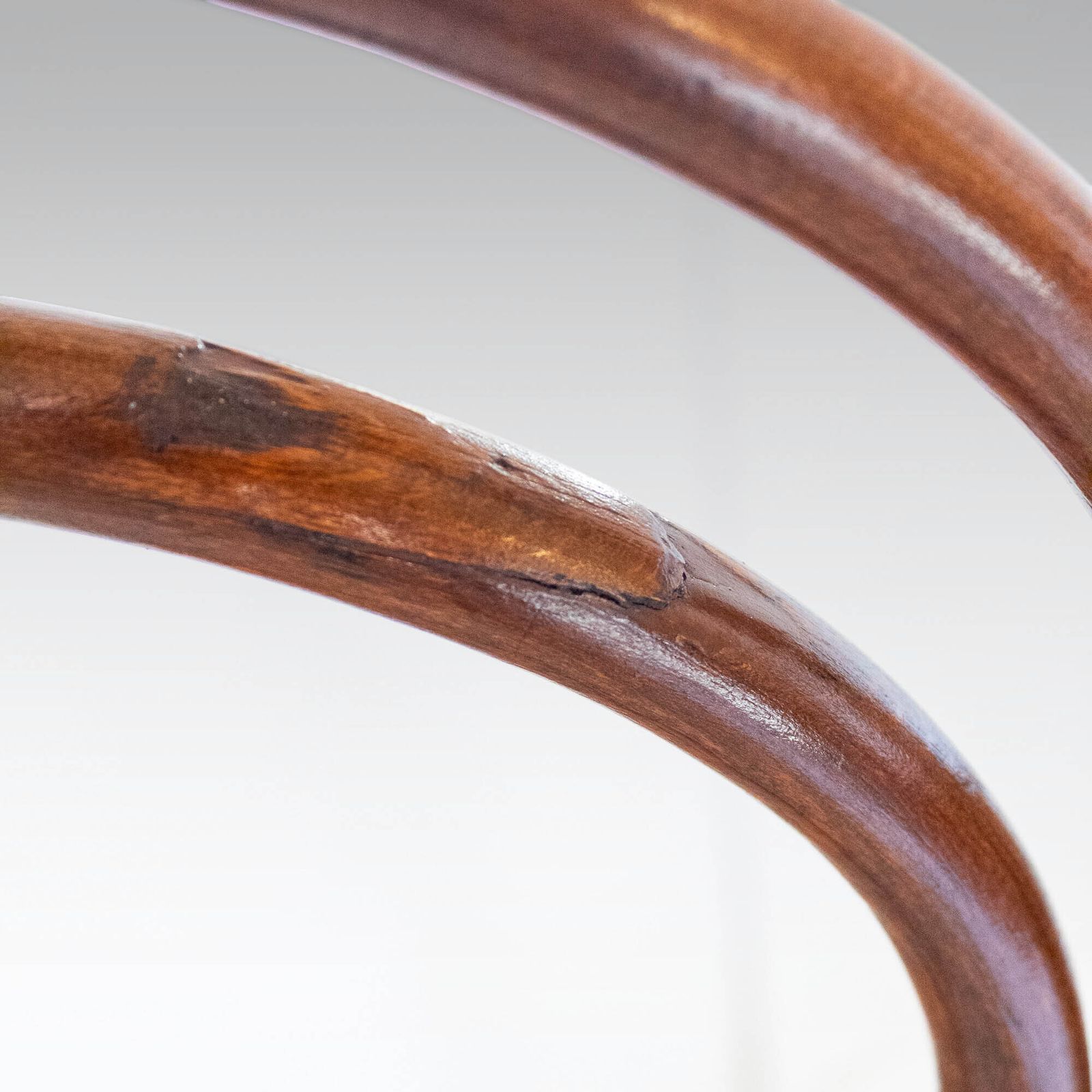 photo vinterior 1900s Set Of Four Bentwood And Cane Dining Chairs By Josef Hoffmann, Labeled