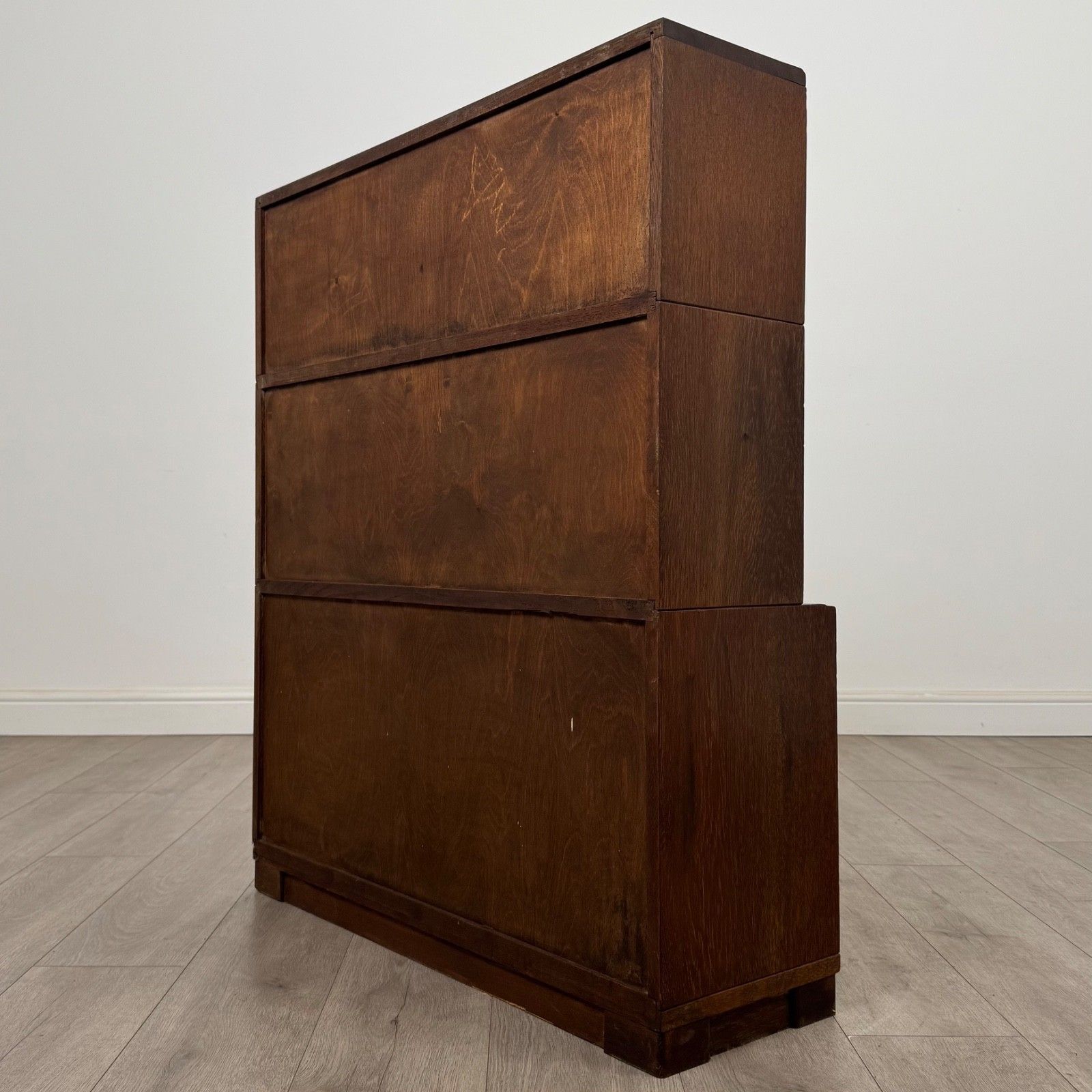 Antique 20th Century Glazed Oak Cabinet By Minty Ltd ( Af 5363 ) photo vintage