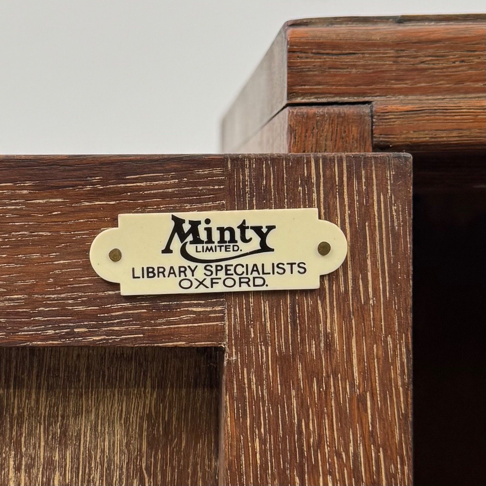 685.0 Antique 20th Century Glazed Oak Cabinet By Minty Ltd ( Af 5363 ) photo