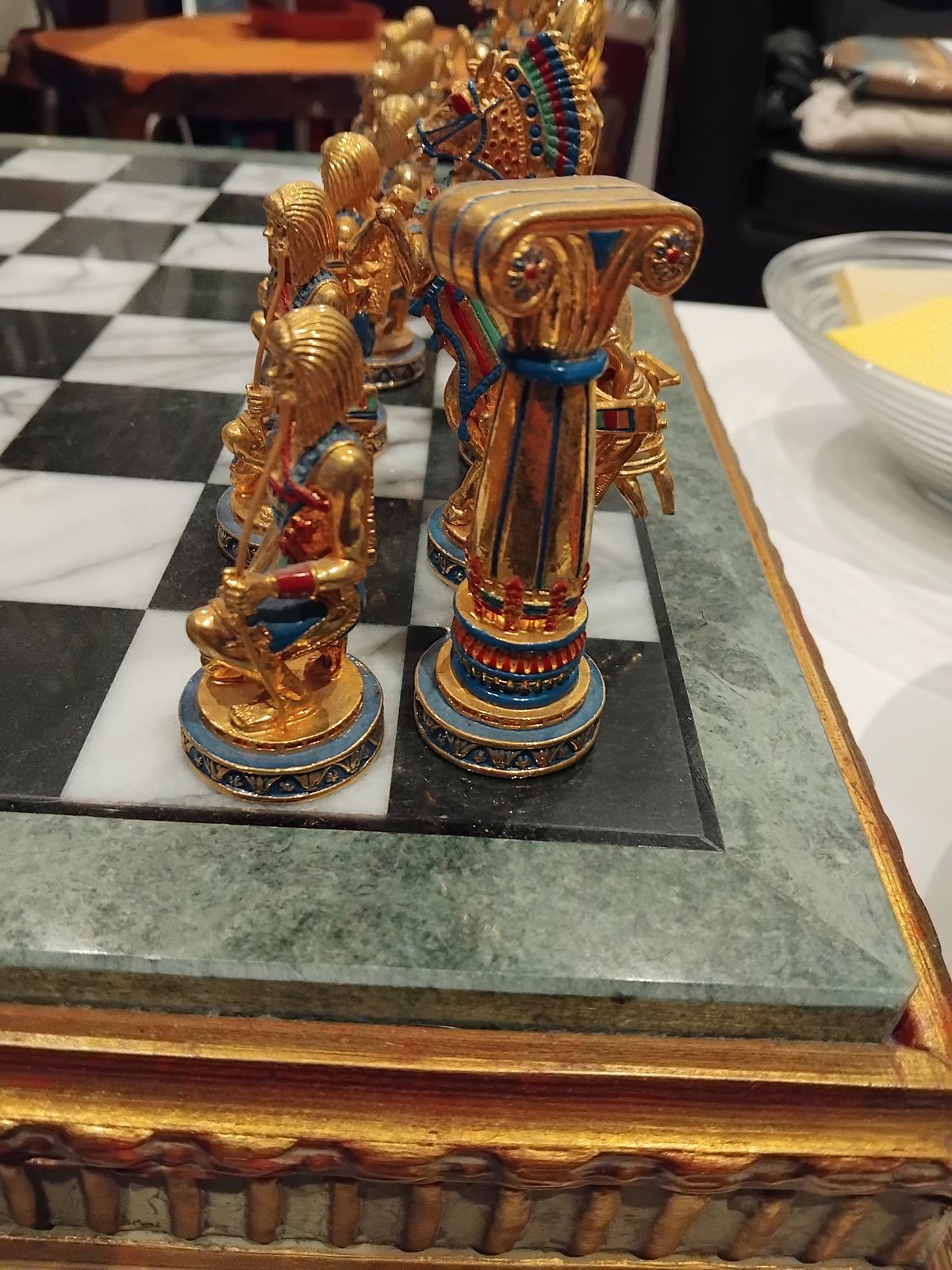 Compton And Woodhouse ‘The Golden Treasure Of Tutankhamun’ Chess  Set photo for sale