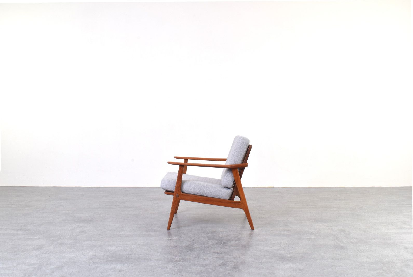 Mid Century Danish Teak Lounge Chair, 1960s. photo Furniture