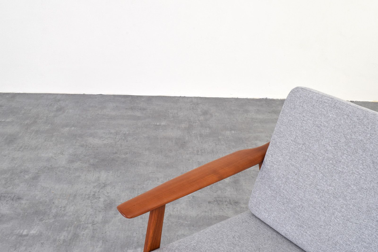 photo furniture Mid Century Danish Teak Lounge Chair, 1960s.