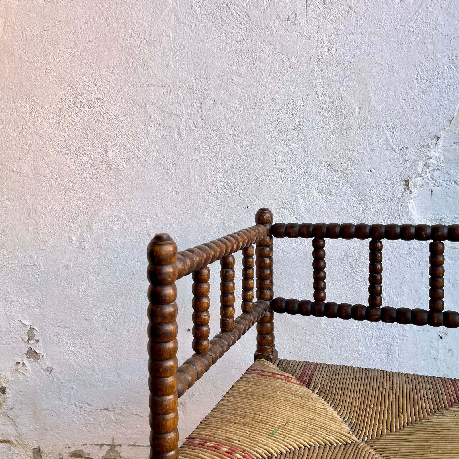 Antique French Bobbin Chair   #2011 photo Furniture