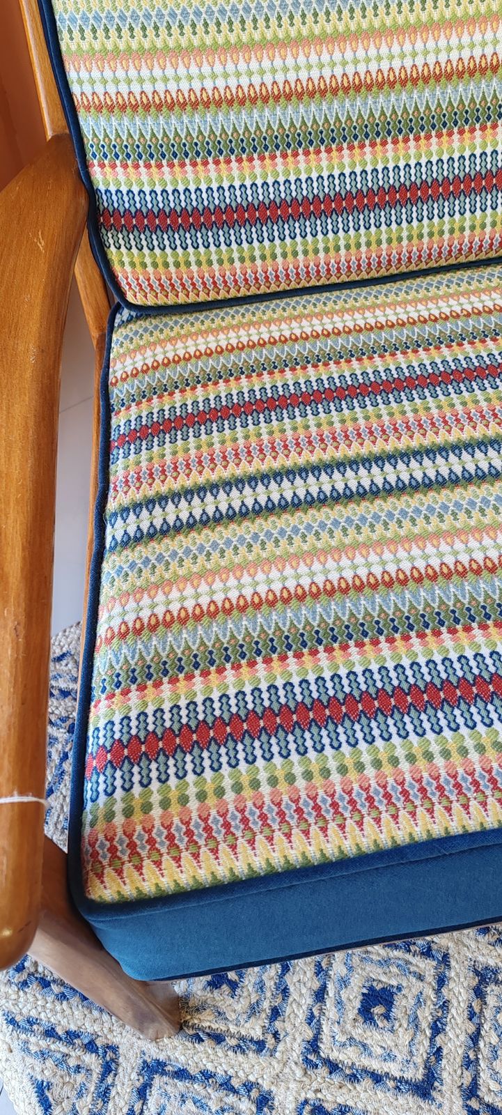 Cintique Mid Century Fireside Lounge Chair photo vintage
