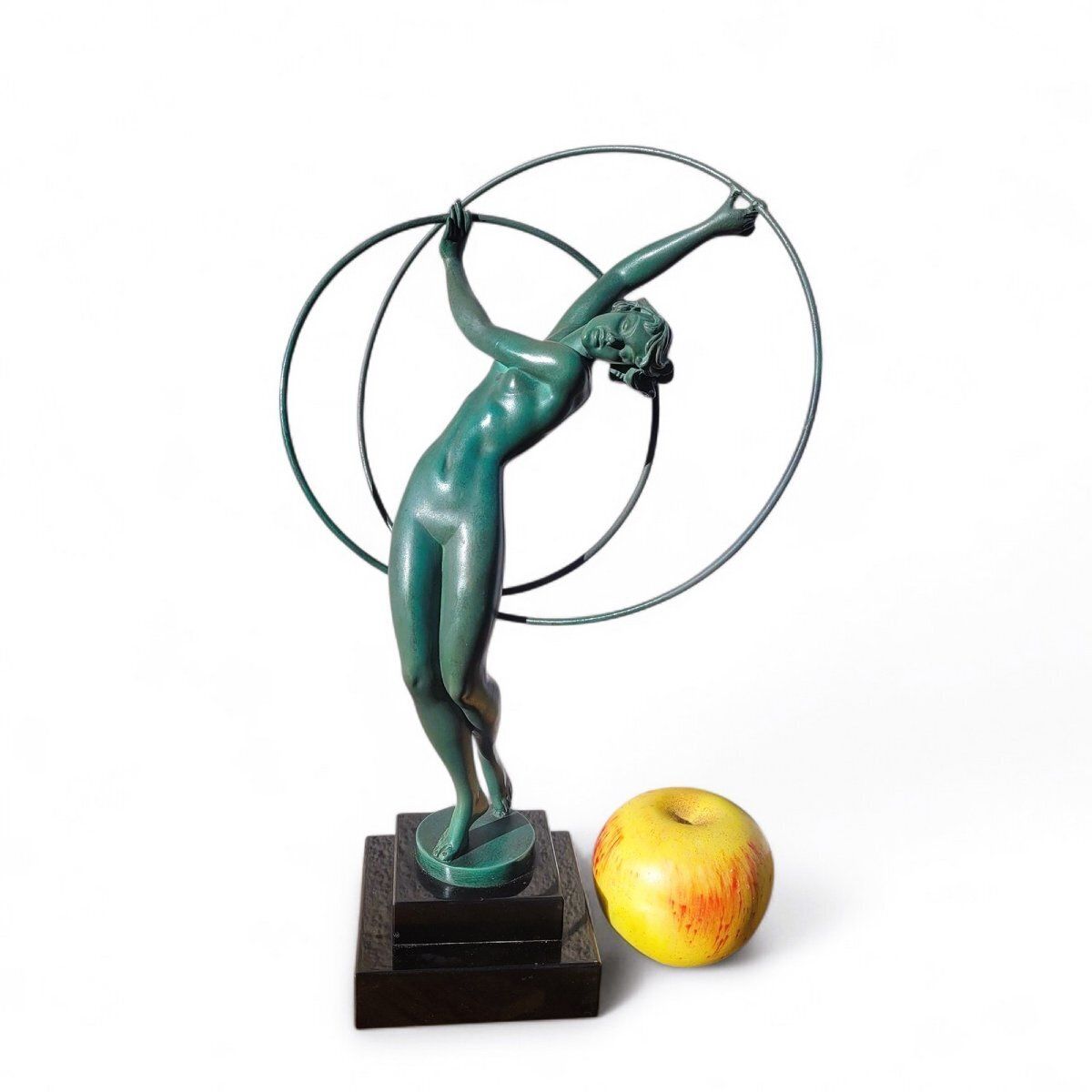 Illusion, Sculpture After Fayral   Max Le Verrier, Art Deco, 20th Century photo furniture