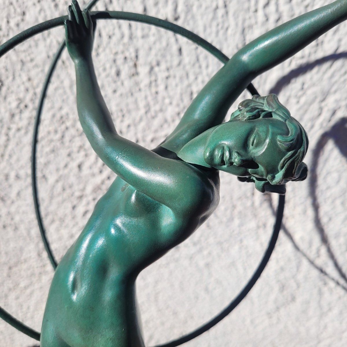 Illusion, Sculpture After Fayral   Max Le Verrier, Art Deco, 20th Century photo vinterior