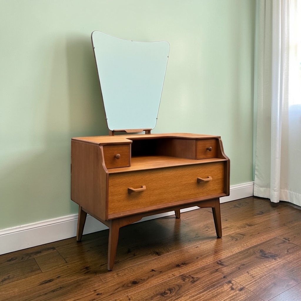Mid Century 1950s Oak Dressing Table By E Gomme G Plan photo furniture