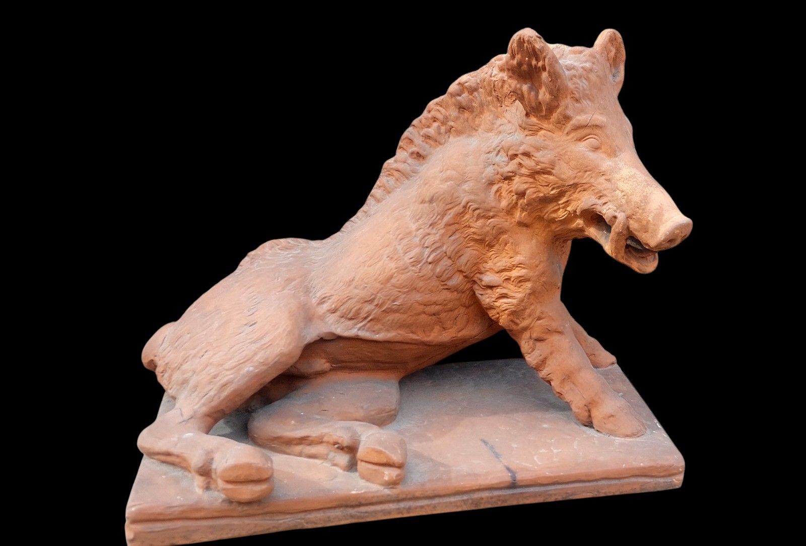 Antique Terracotta Sculpture By Pietro Tacca Porcellino Florence