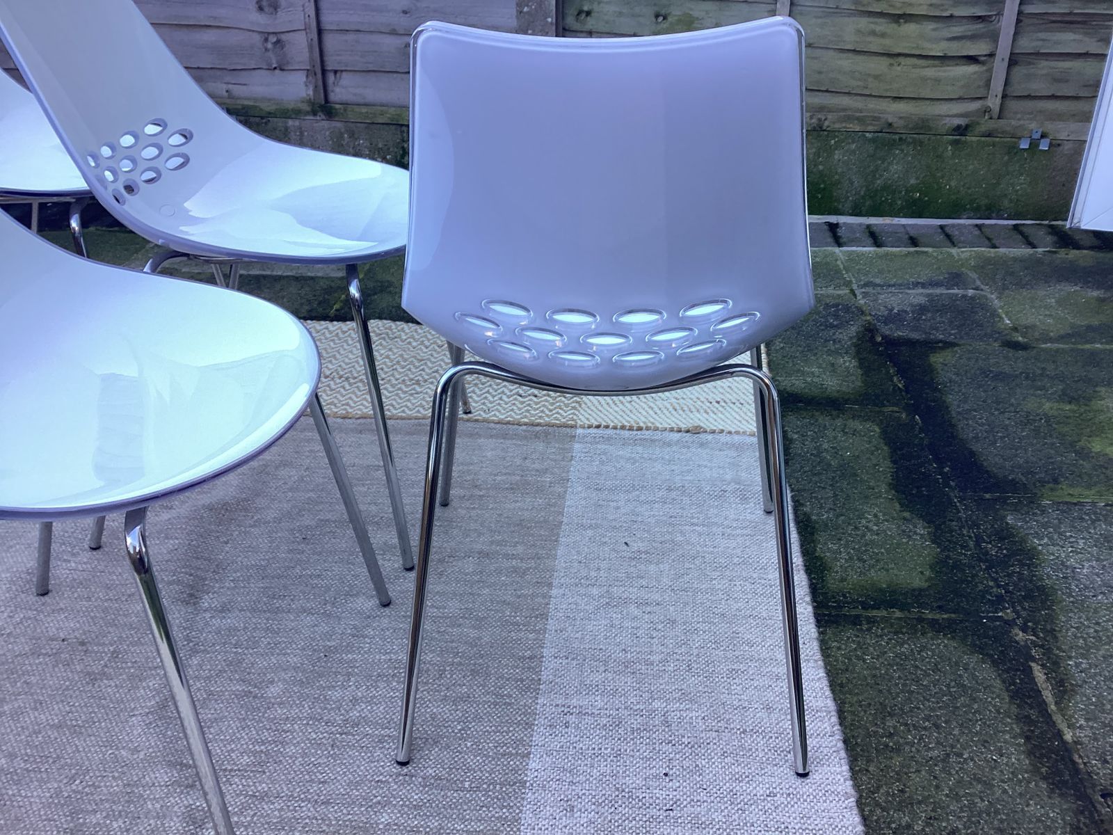 Vintage Italian Calligaris Jam D8ning Chairs X 6 photo vintage
