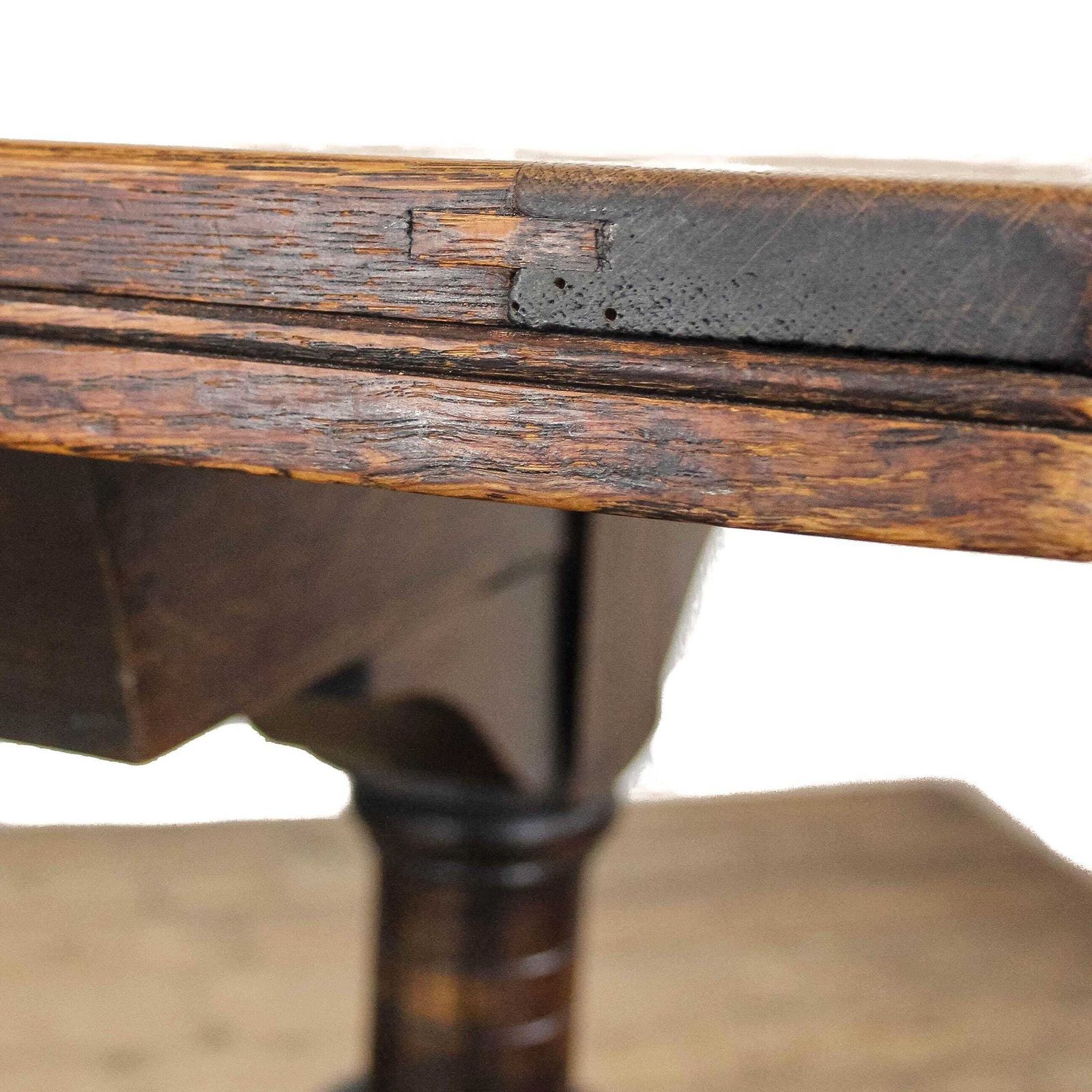 photo vinterior Antique Large Oak Refectory Dining Table | Vintage Table | Vintage Kitchen Table | Dining Table | Vintage Oak Tables (M 6761)
