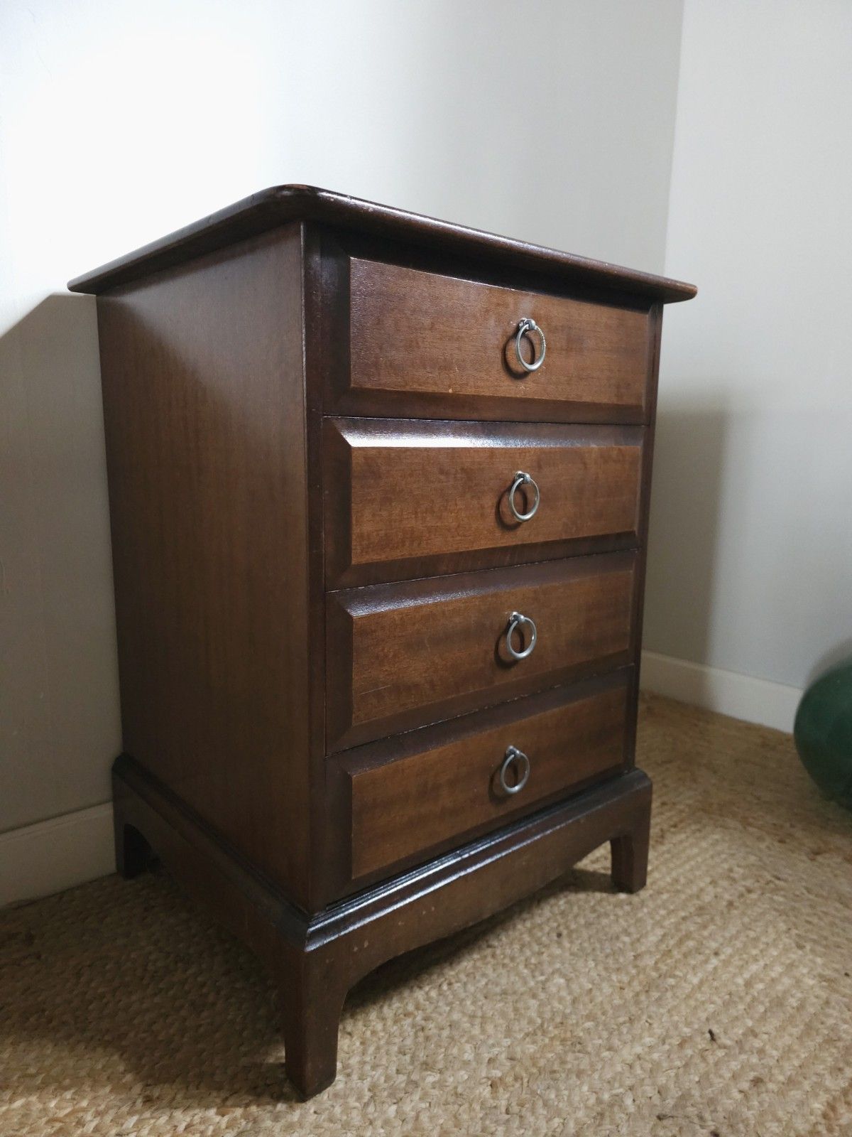 Stag Minstrel Bedside Or Small Chest Of Drawers Mid Century Retro Delivery photo furniture
