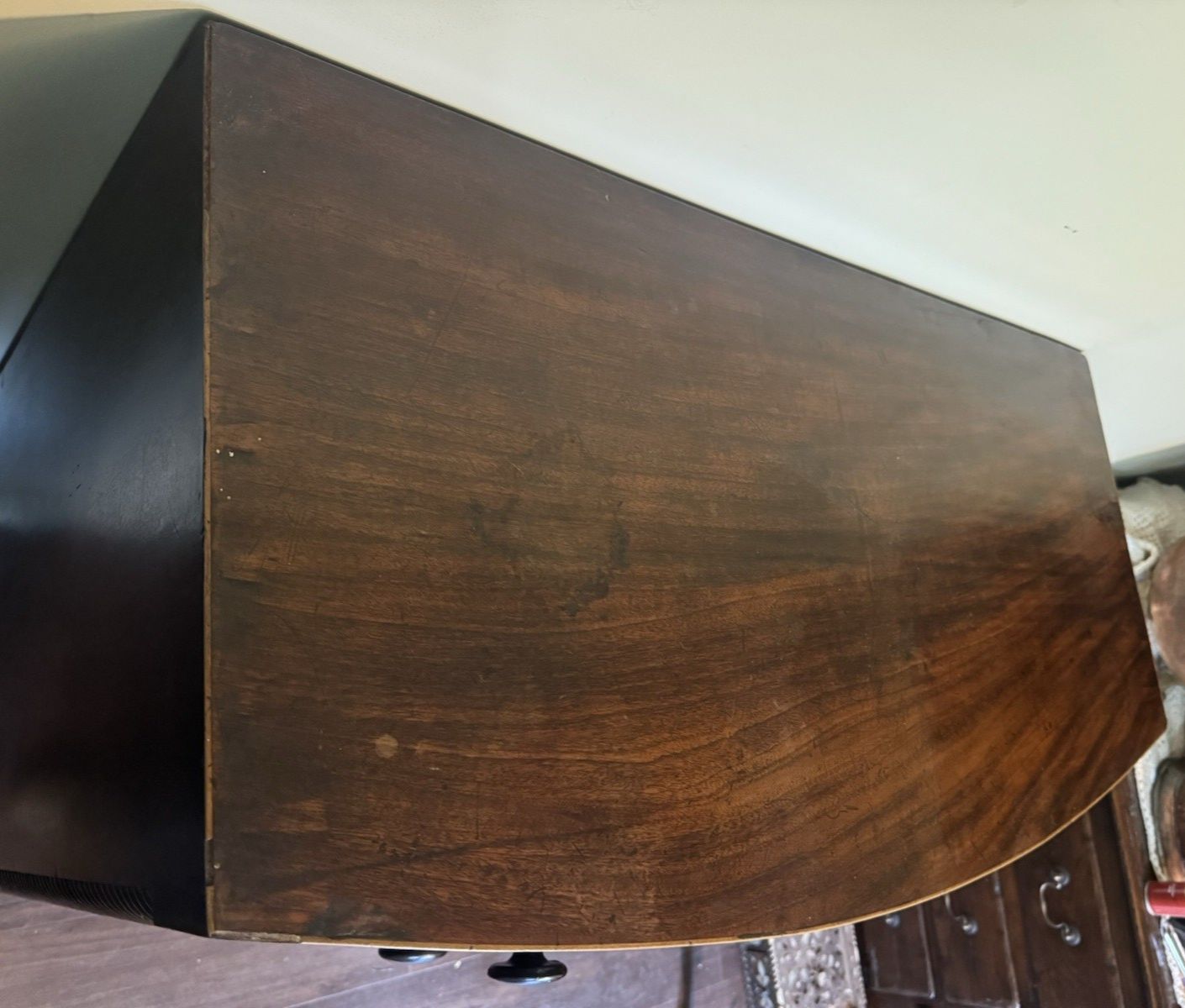 Regency Mahogany Bow Fronted Chest Of Drawers photo buy