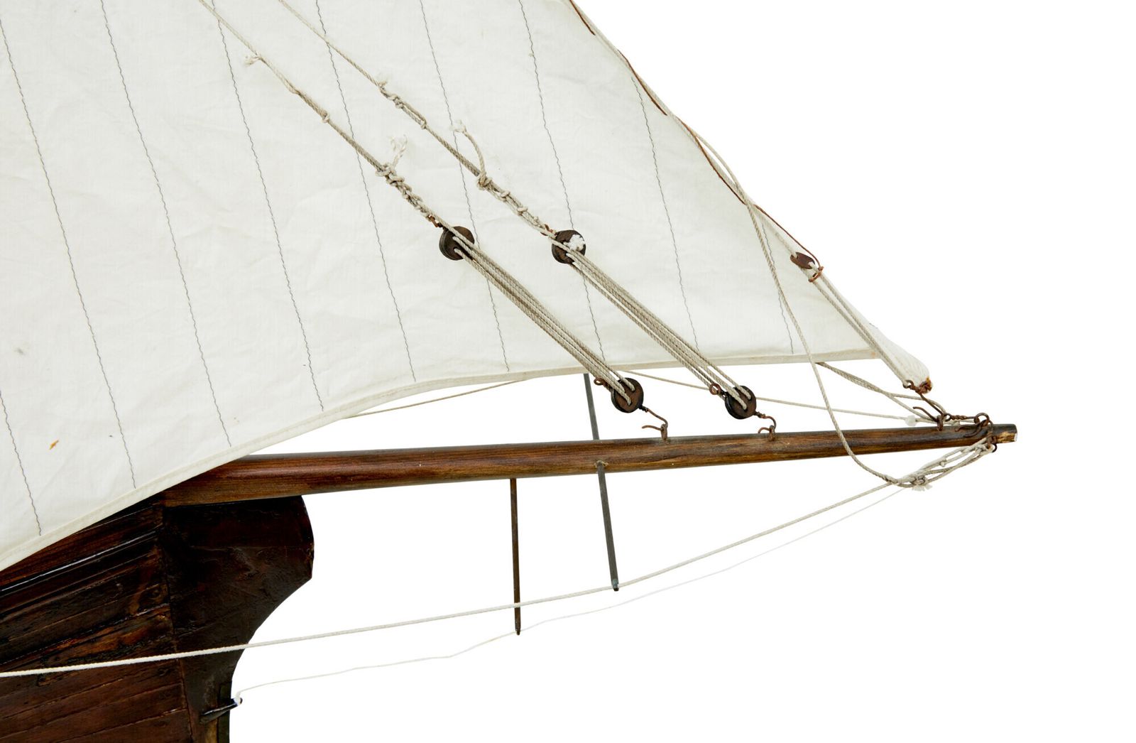 Late 19th Century Scale Model Of A Wooden Boat photo for sale