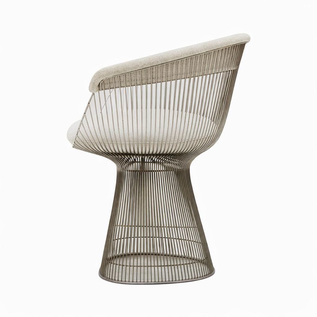 Set Of Four Chairs Designed By Warren Platner With Steel Frame, 1960s photo 13136.0