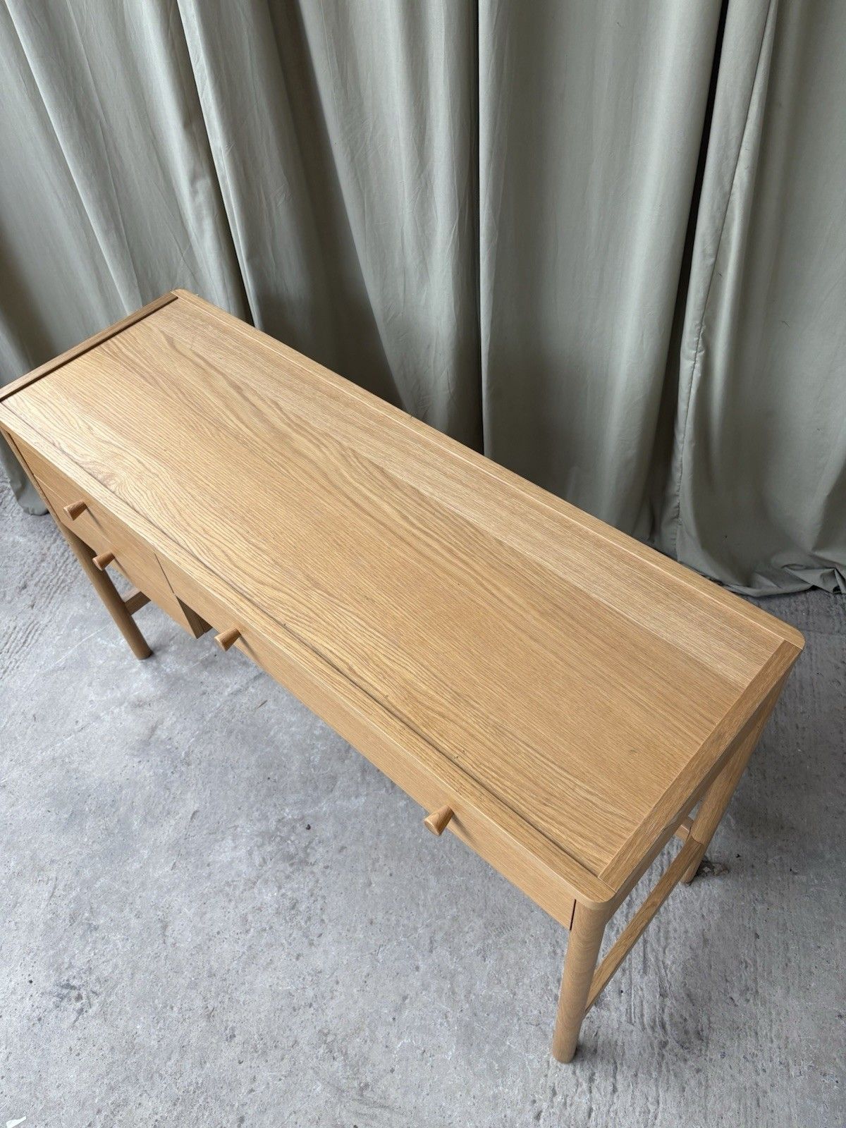 Vtg Mid Century Style Oak Desk Dining Table Danish Scandi Retro R1137 photo buy
