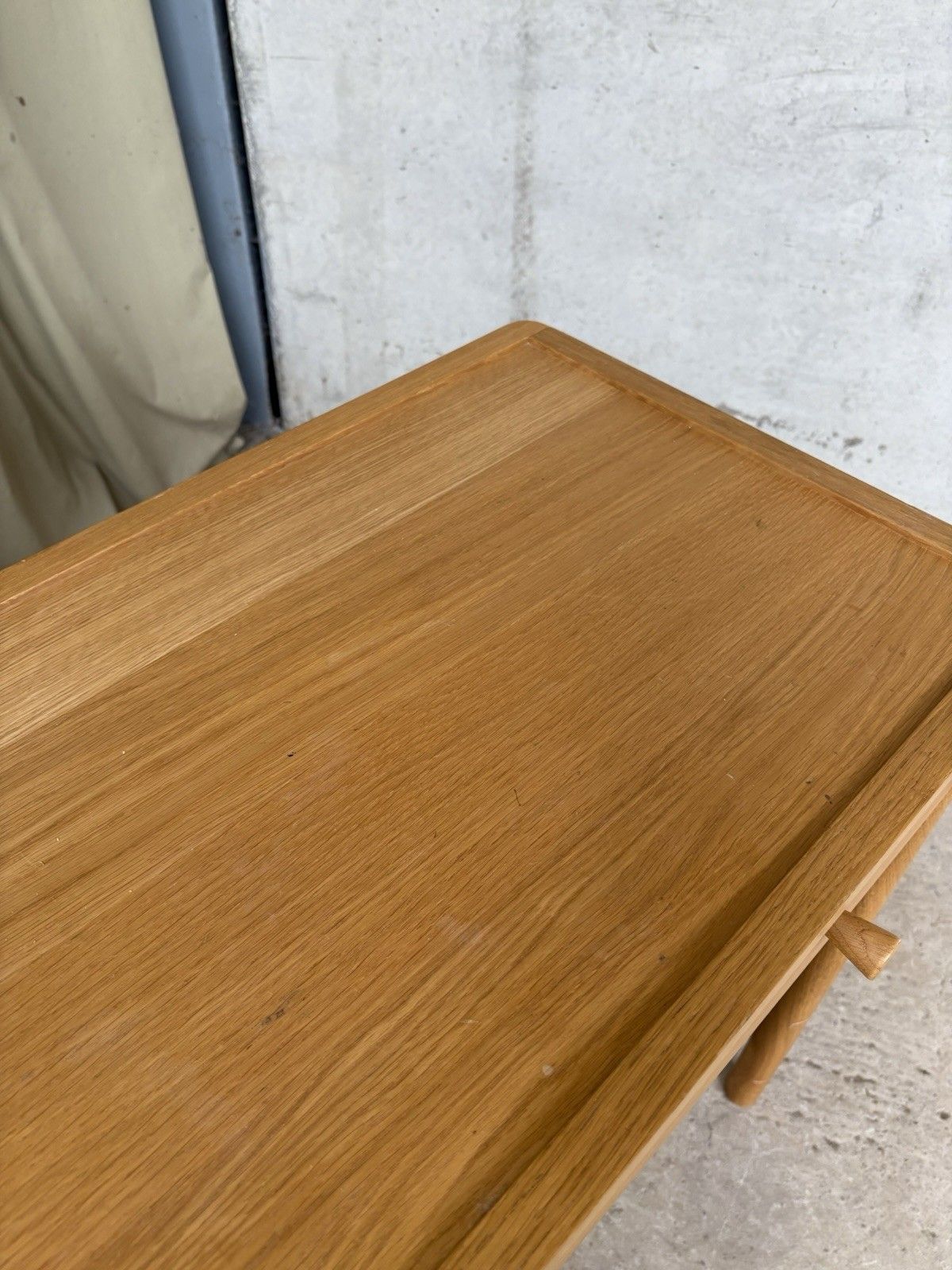 Vtg Mid Century Style Oak Desk Dining Table Danish Scandi Retro R1137 photo vintage