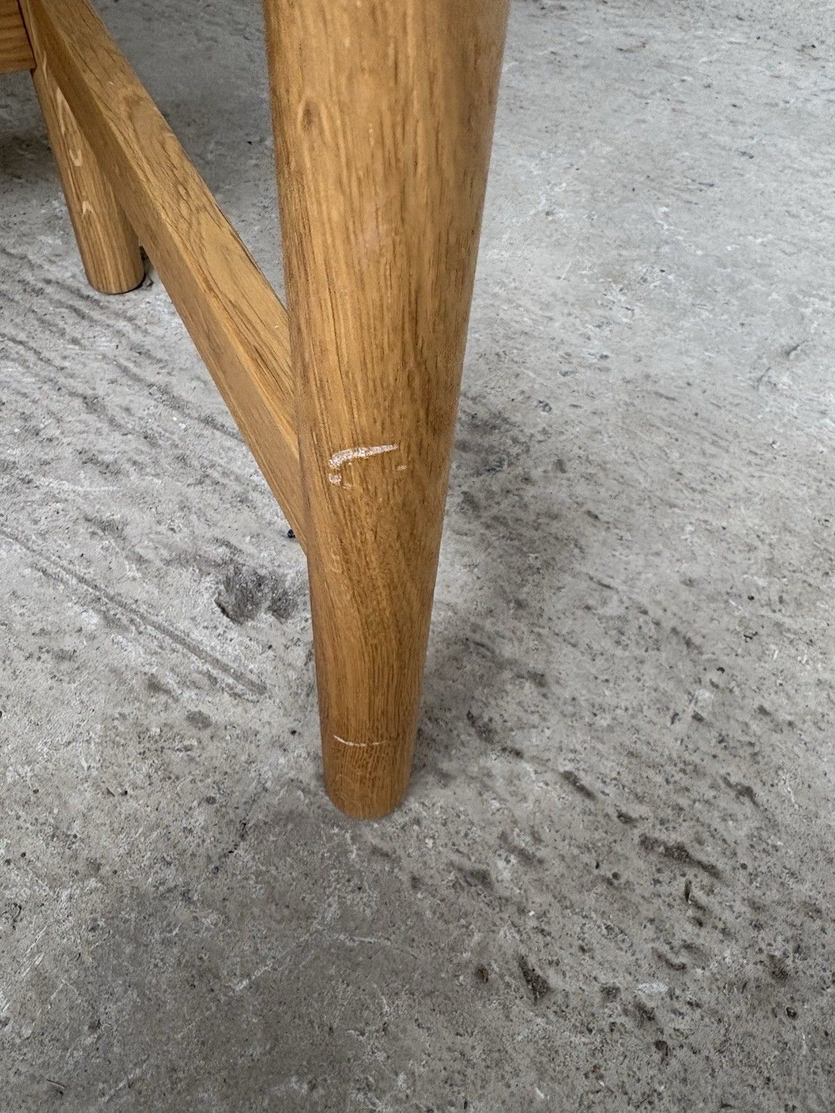 339.25 Vtg Mid Century Style Oak Desk Dining Table Danish Scandi Retro R1137 photo