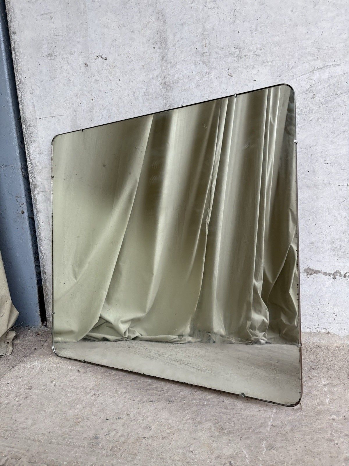 Vtg Mid Century Large Wall Hallway Overmantle Mirror Retro R1138 photo 80.5