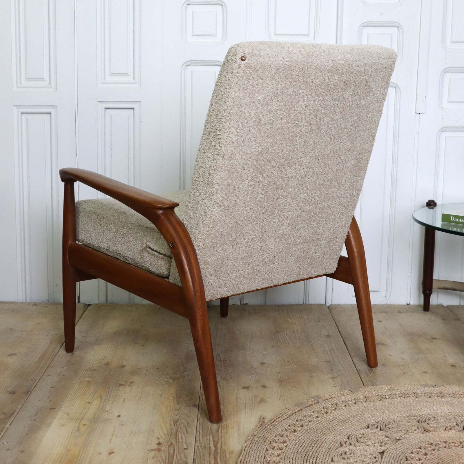 photo for sale Vintage Greaves & Thomas Boucle Armchair