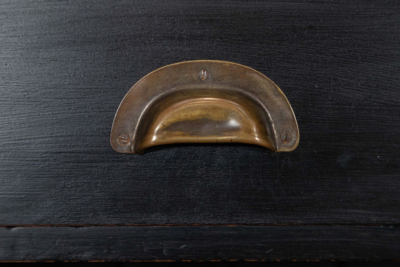 4198.0 19thc English Ebonised Mahogany & Pine Shop Counter / Island photo