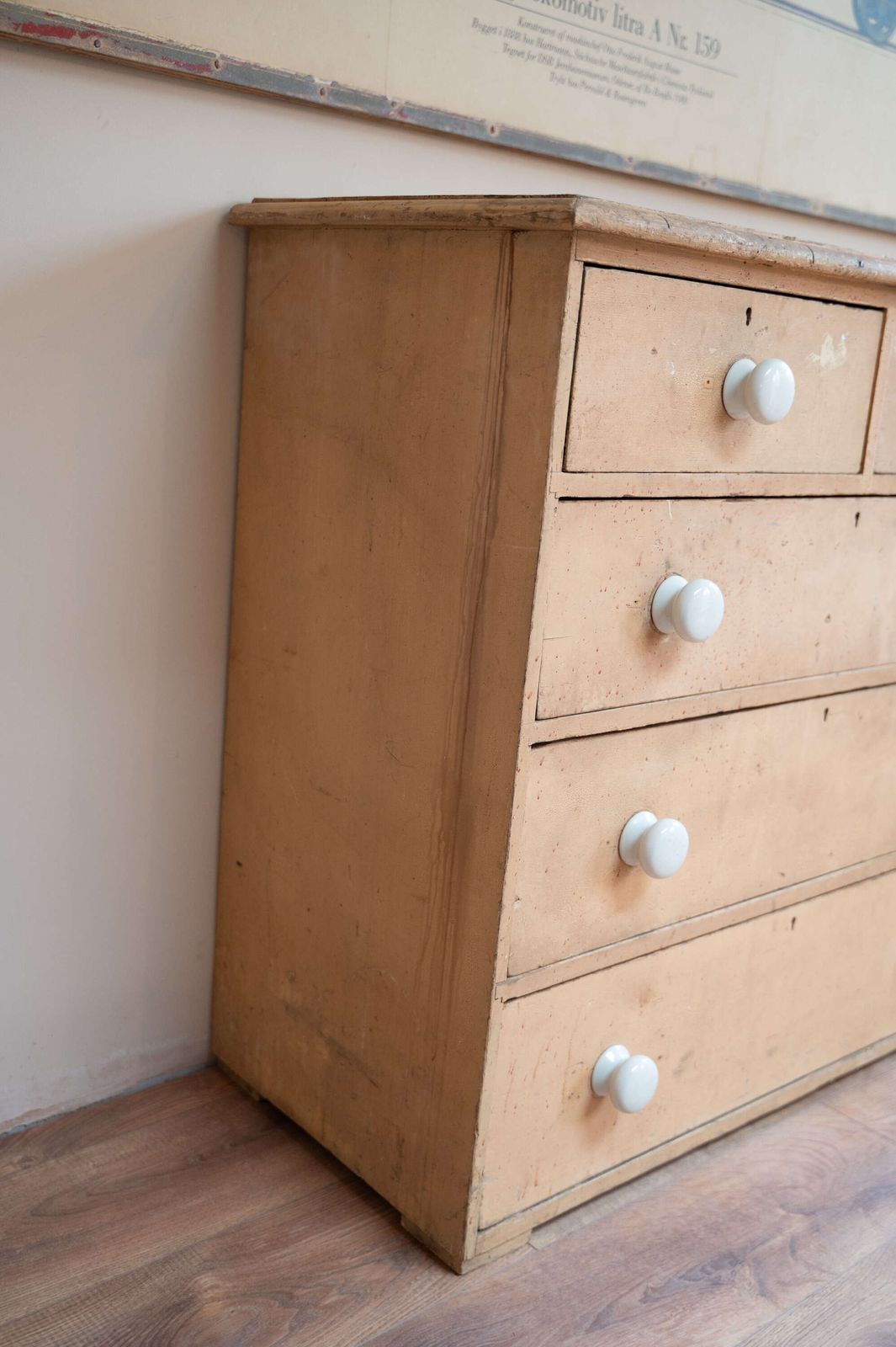 photo for sale Painted Shabby Chic Chest Of Drawers | 2 Over 3