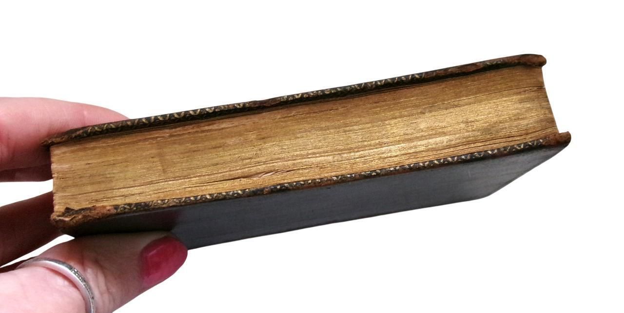 Home Decor 1744 Roman Plays: Terentii Comoediae Sex, Small Leather Bound Latin Text, Terence's Six Comedies photo