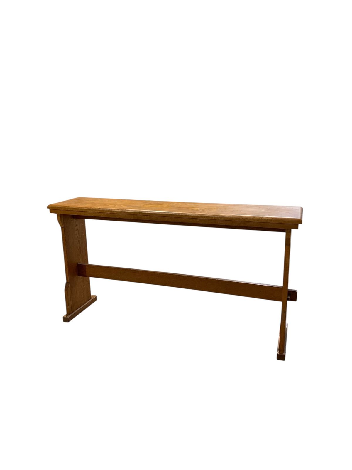 Antique English Oak Arts & Crafts Period Bench photo Furniture