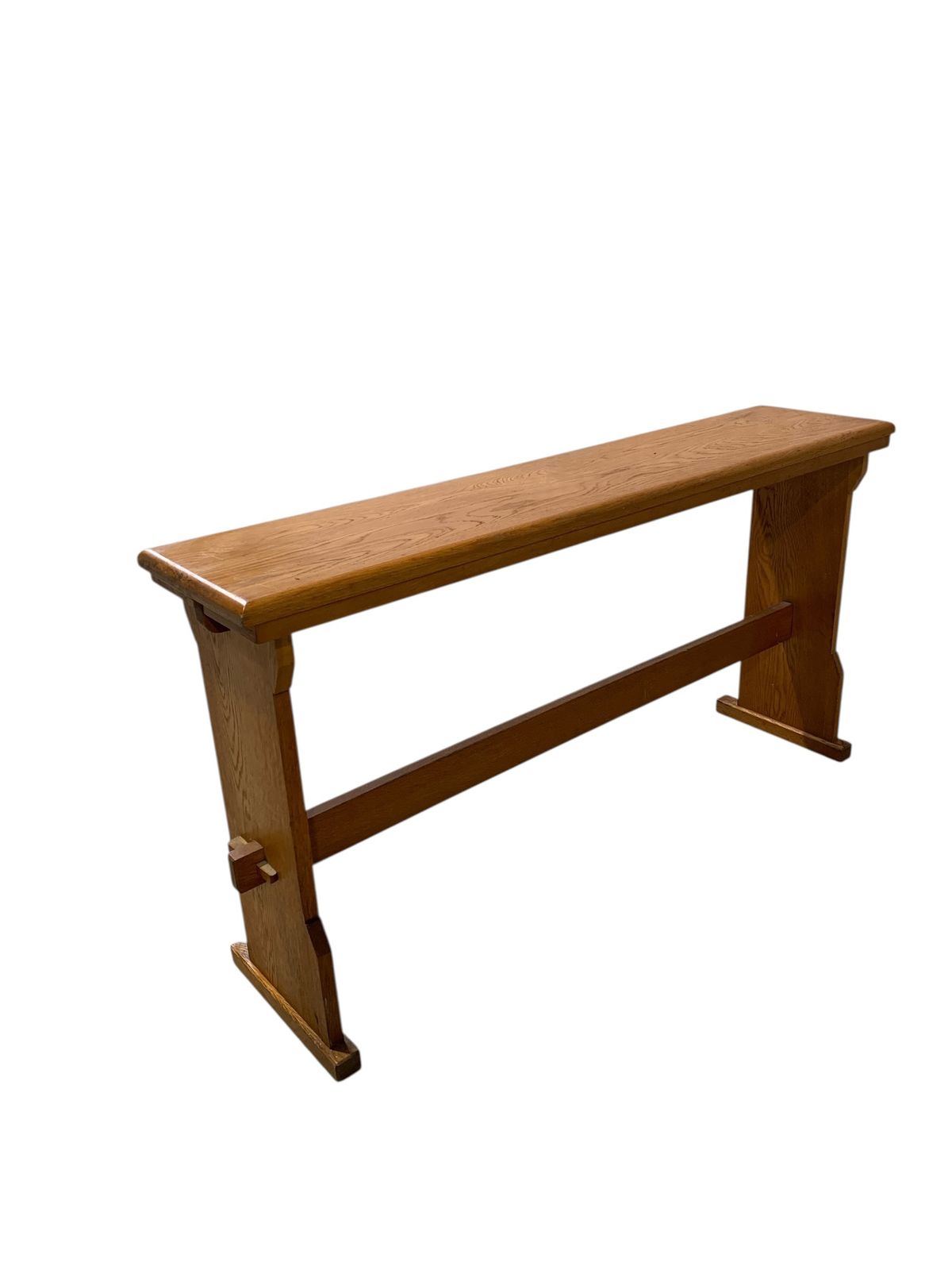Antique English Oak Arts & Crafts Period Bench photo 325.0