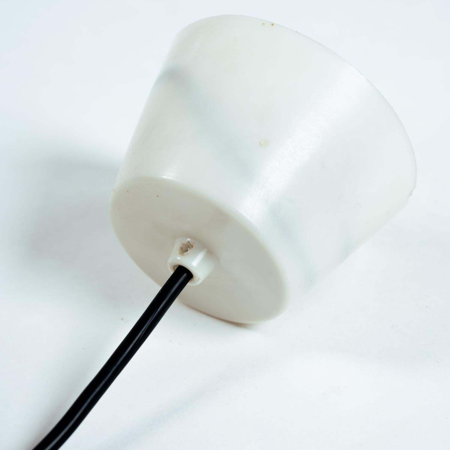 photo for sale Small Aluminium Louis Weisdorf Turbo Pendant Lamp For Lyfa, Danish Design, 1965