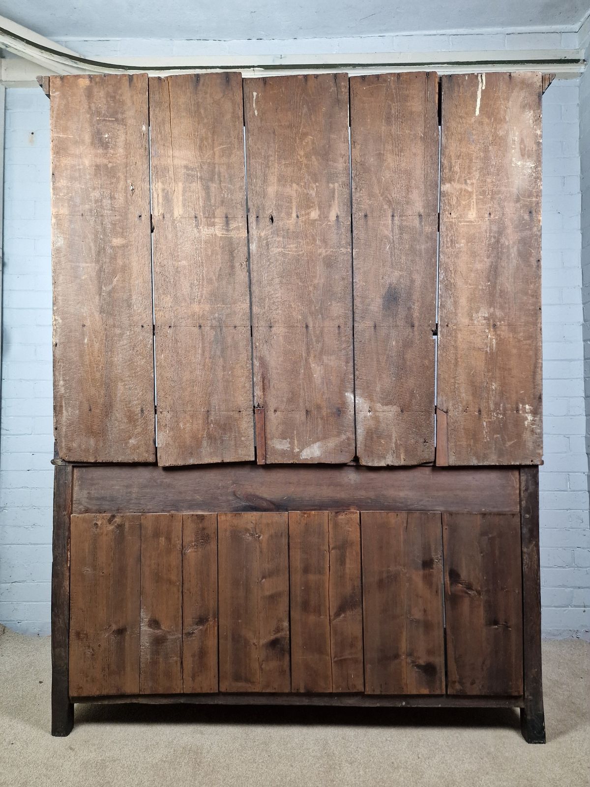 Antique Oak Dresser And Plate Rack   George II (18thc.) photo Furniture