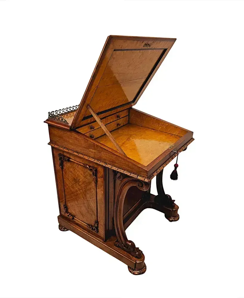 A Very Fine Early 19th Century William IV Davenport In The Manner Of 'Strahan' Of Dublin photo Furniture