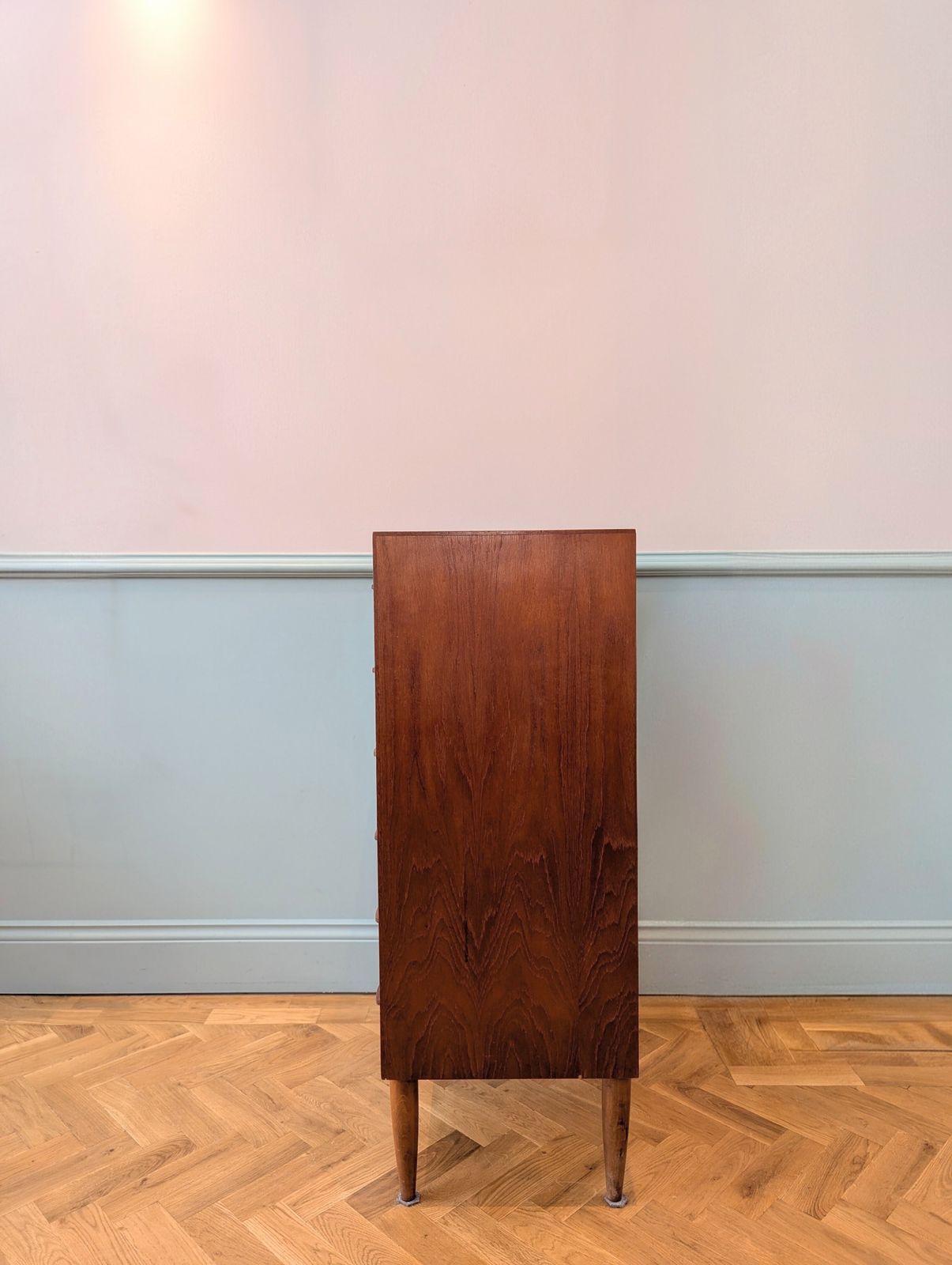 Mid 20th Century  Six Drawer Teak Tallboy photo Furniture