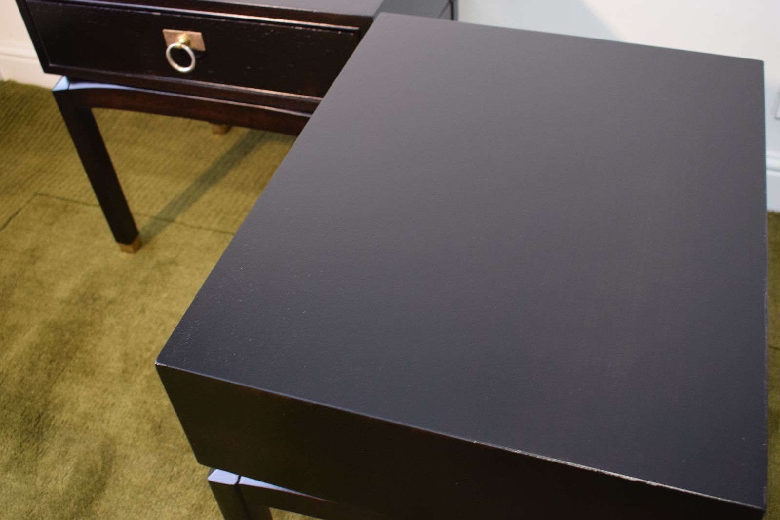 Pair Of Ebonized Side Tables By G Plan photo buy