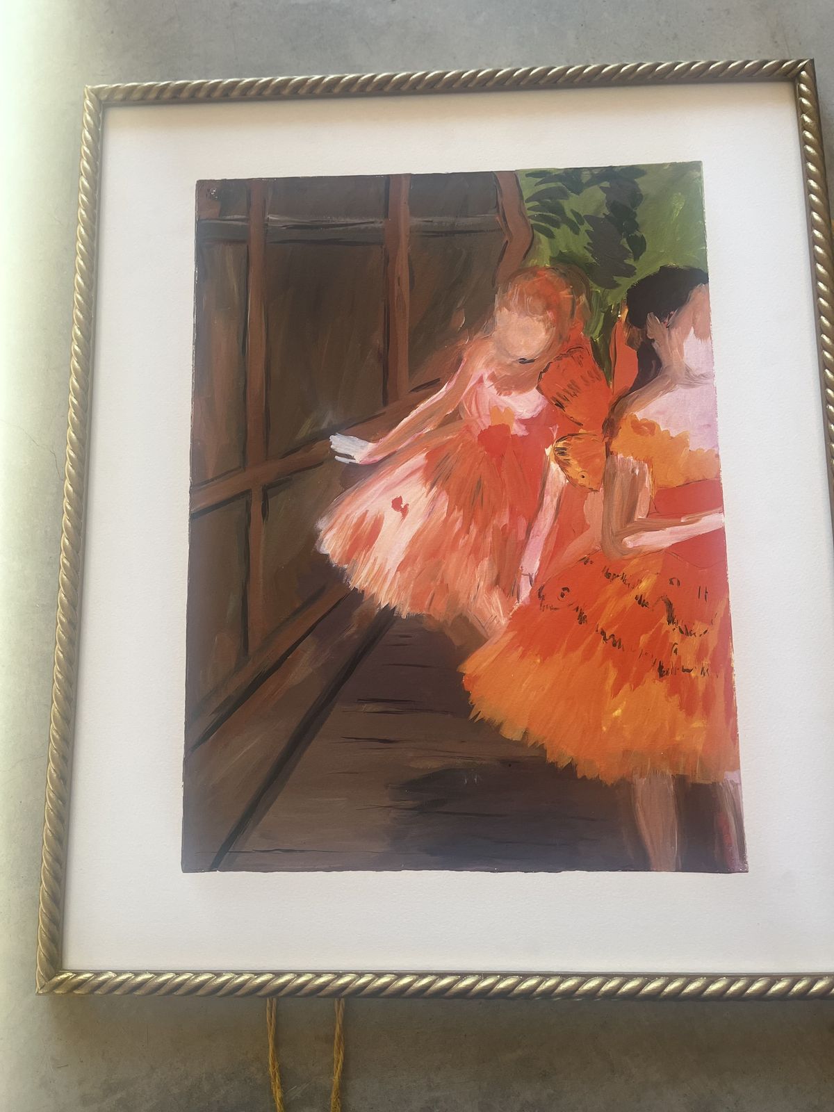 Karen Kilimnik Dancers In The Wings, Moths, Paris Opera, Degas 2007 photo furniture