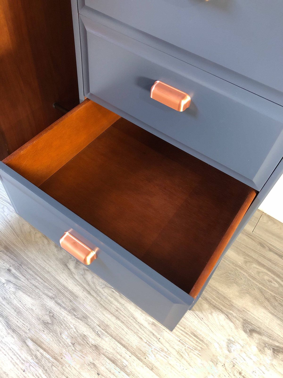 Stag Minstrel Gentleman’s Wardrobe Tallboy Combination Chest photo Furniture