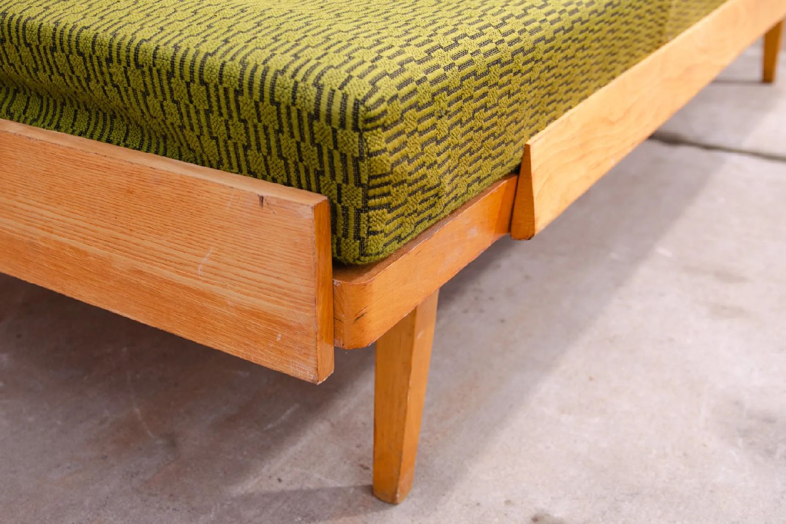 Mid Century Opvouwbare Slaapbank Van Drevotvar, Jaren 1970, Tsjecho Slowakije photo buy