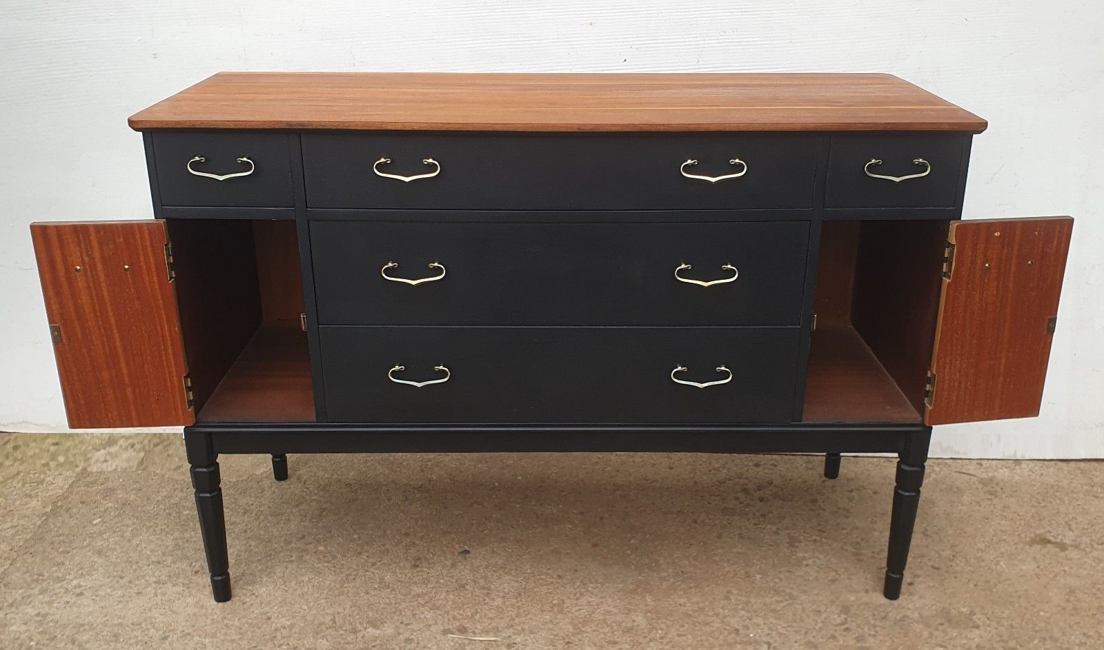 photo furniture A Mid Century Painted Teak Sideboard / Chest Of Drawers