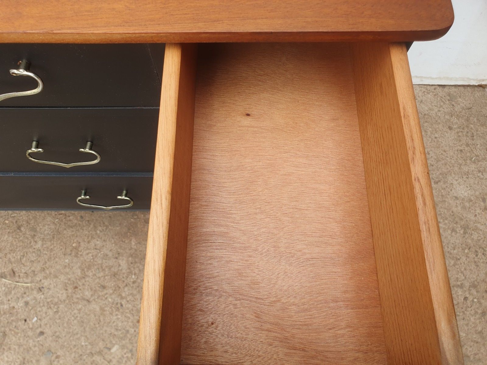 photo for sale A Mid Century Painted Teak Sideboard / Chest Of Drawers