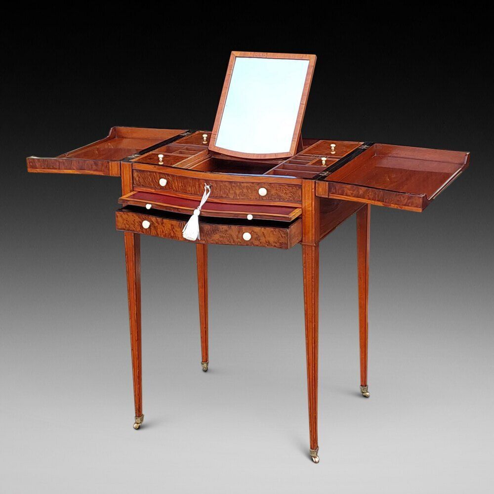 George III Satinwood And Mahogany Wash Stand