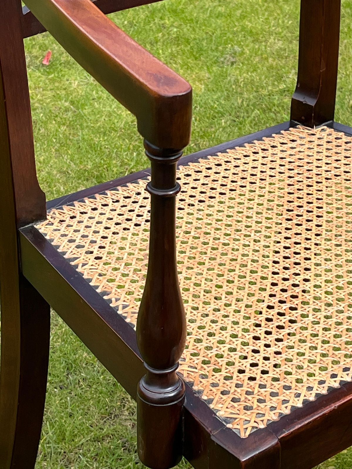 photo vinterior Regency Armchair By English Workshop, Hardwood & Rattan, Circa 1810