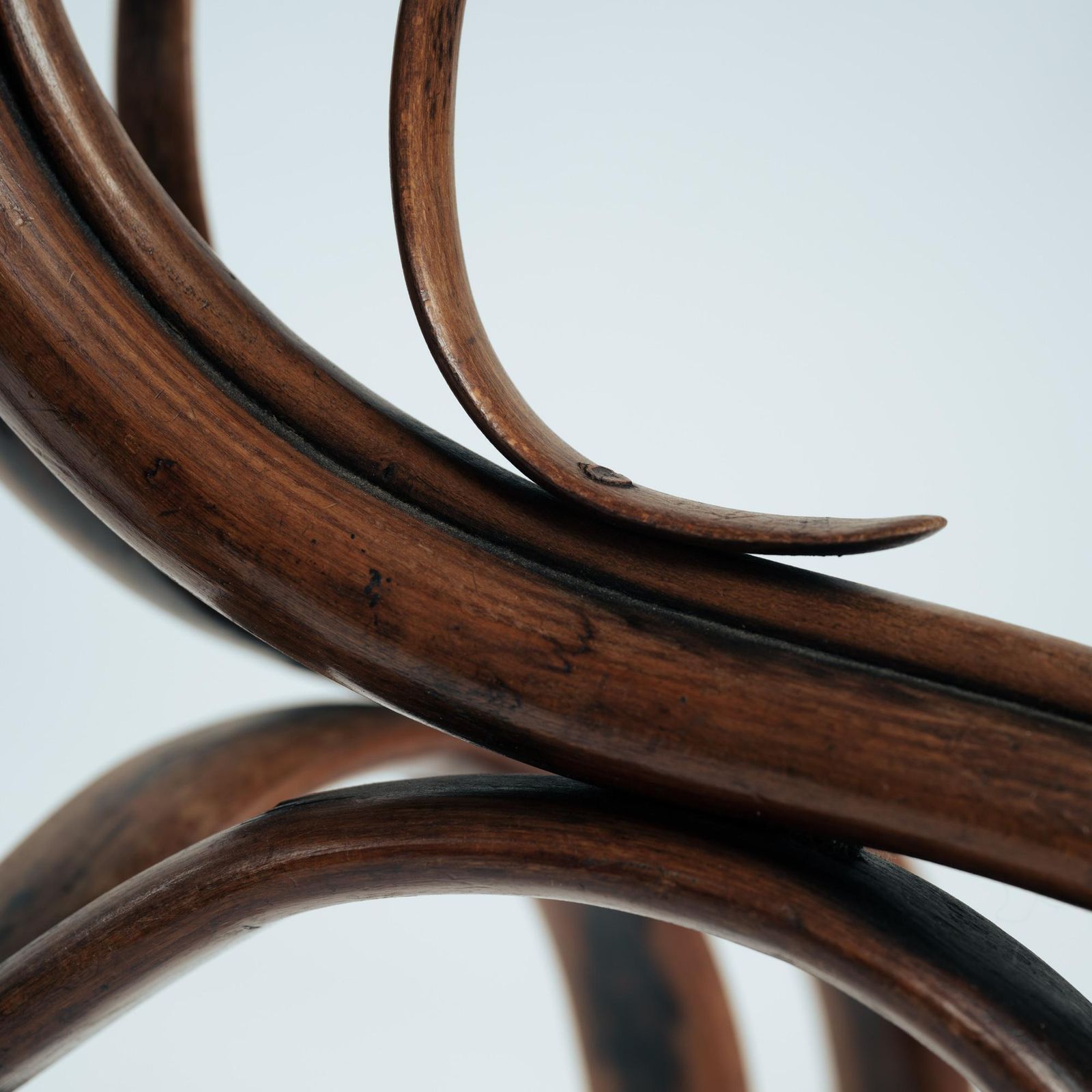 Thonet Occasional Center Table Model No. 3, Bentwood With Flamed Palisander, 1890 photo buy